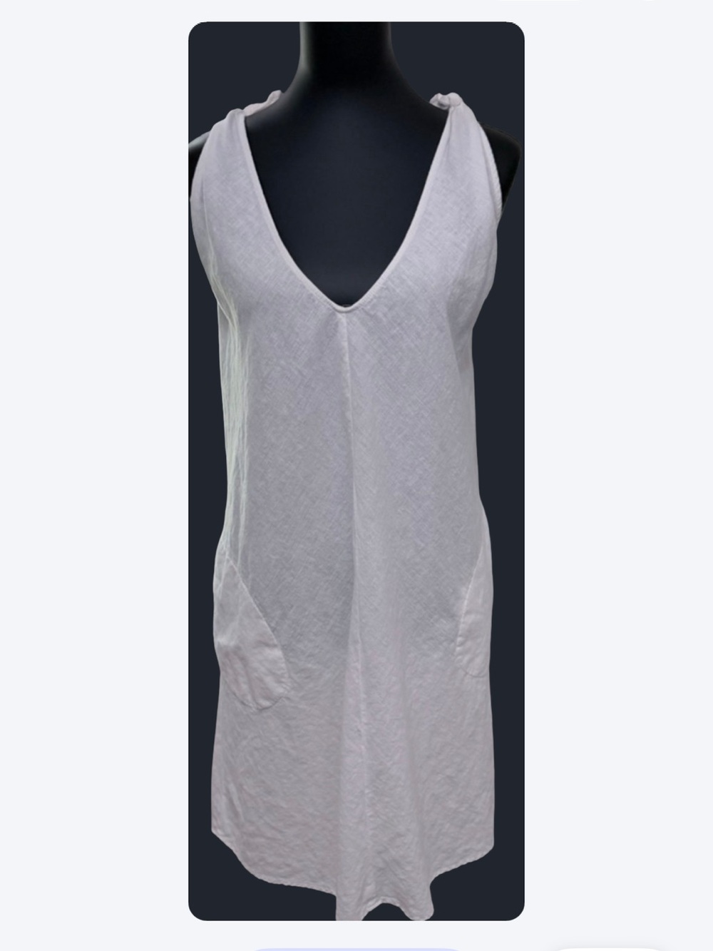 Peyton & Parker tie-shoulder beach cover-up
